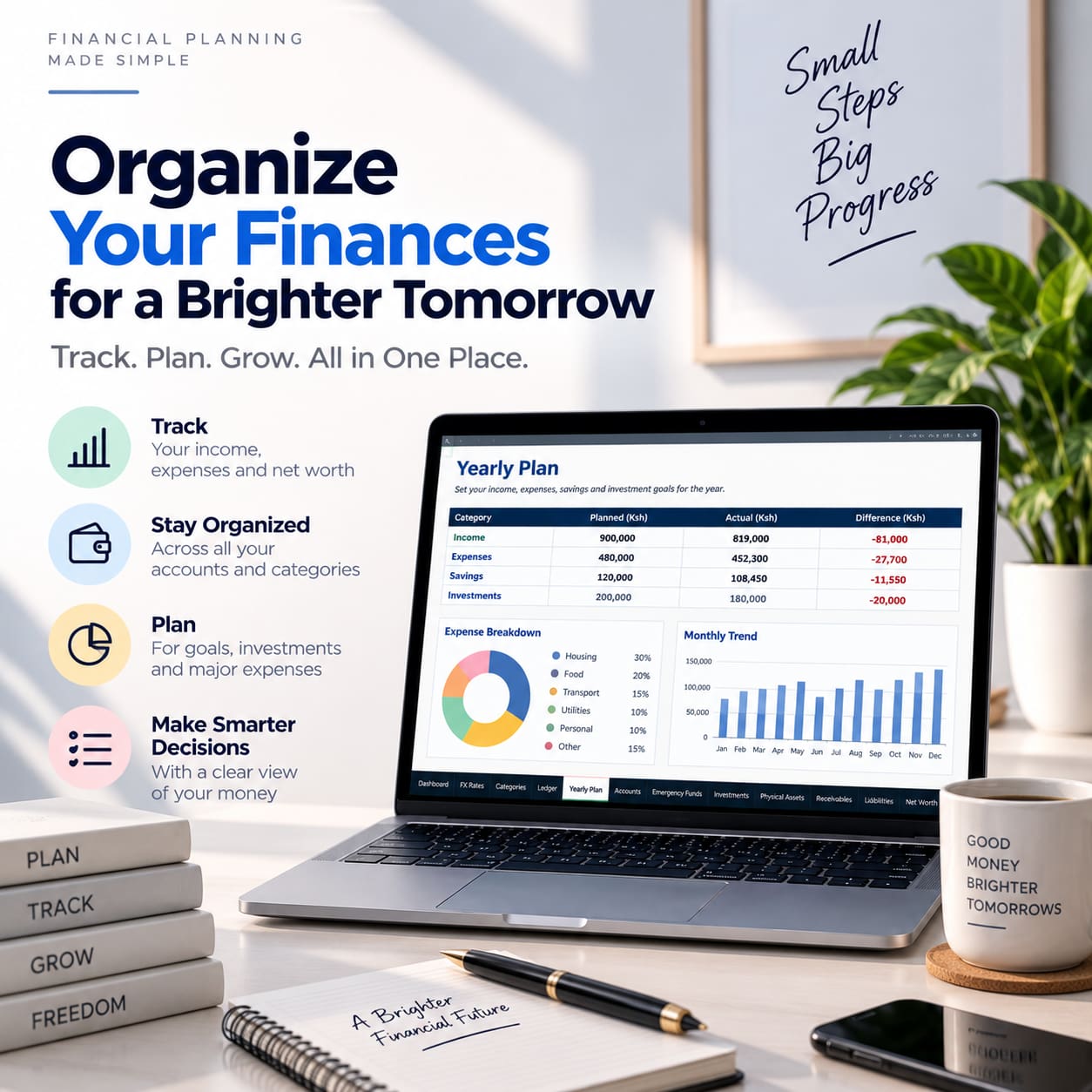 Monthly Budget Planner preview 4