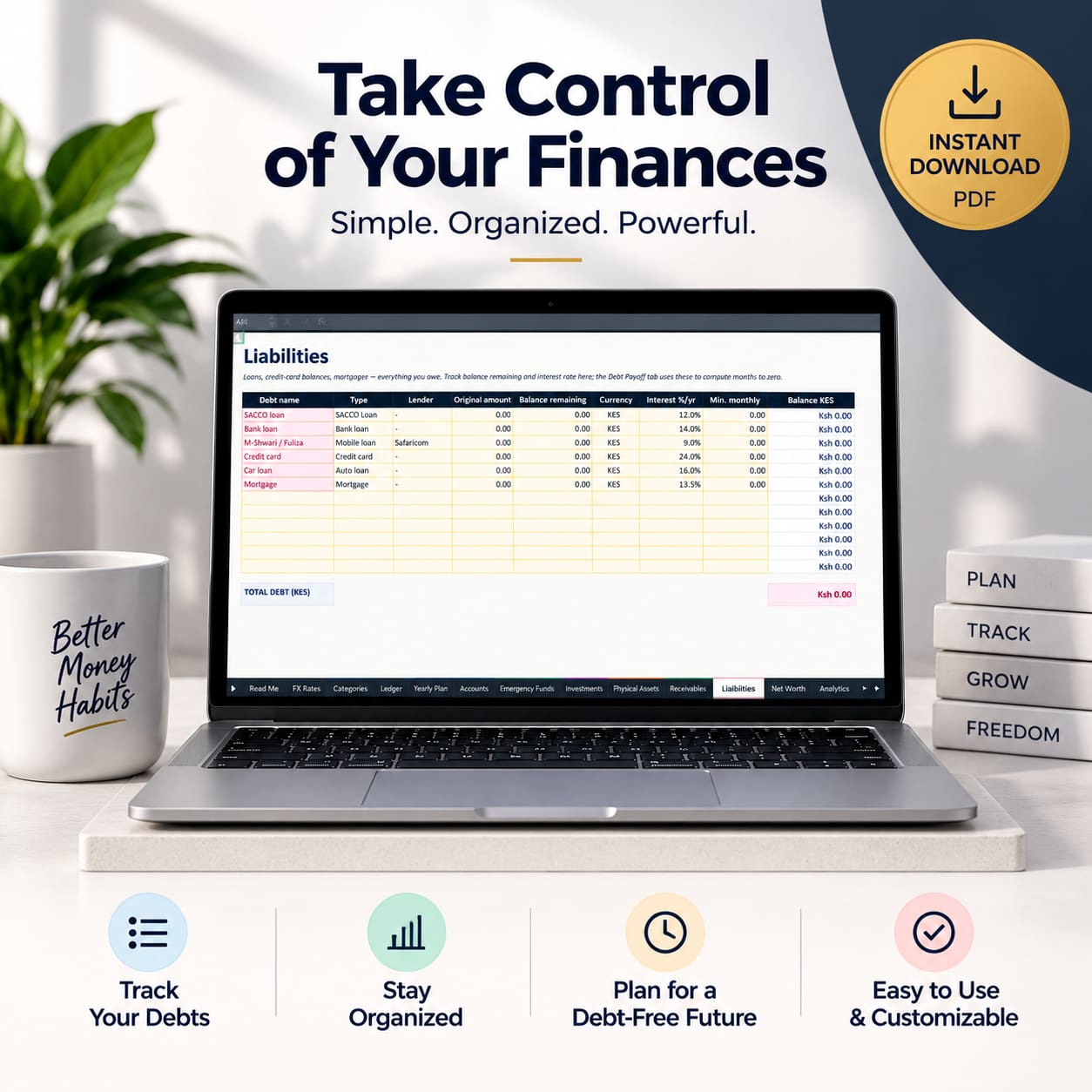 Budget planner preview