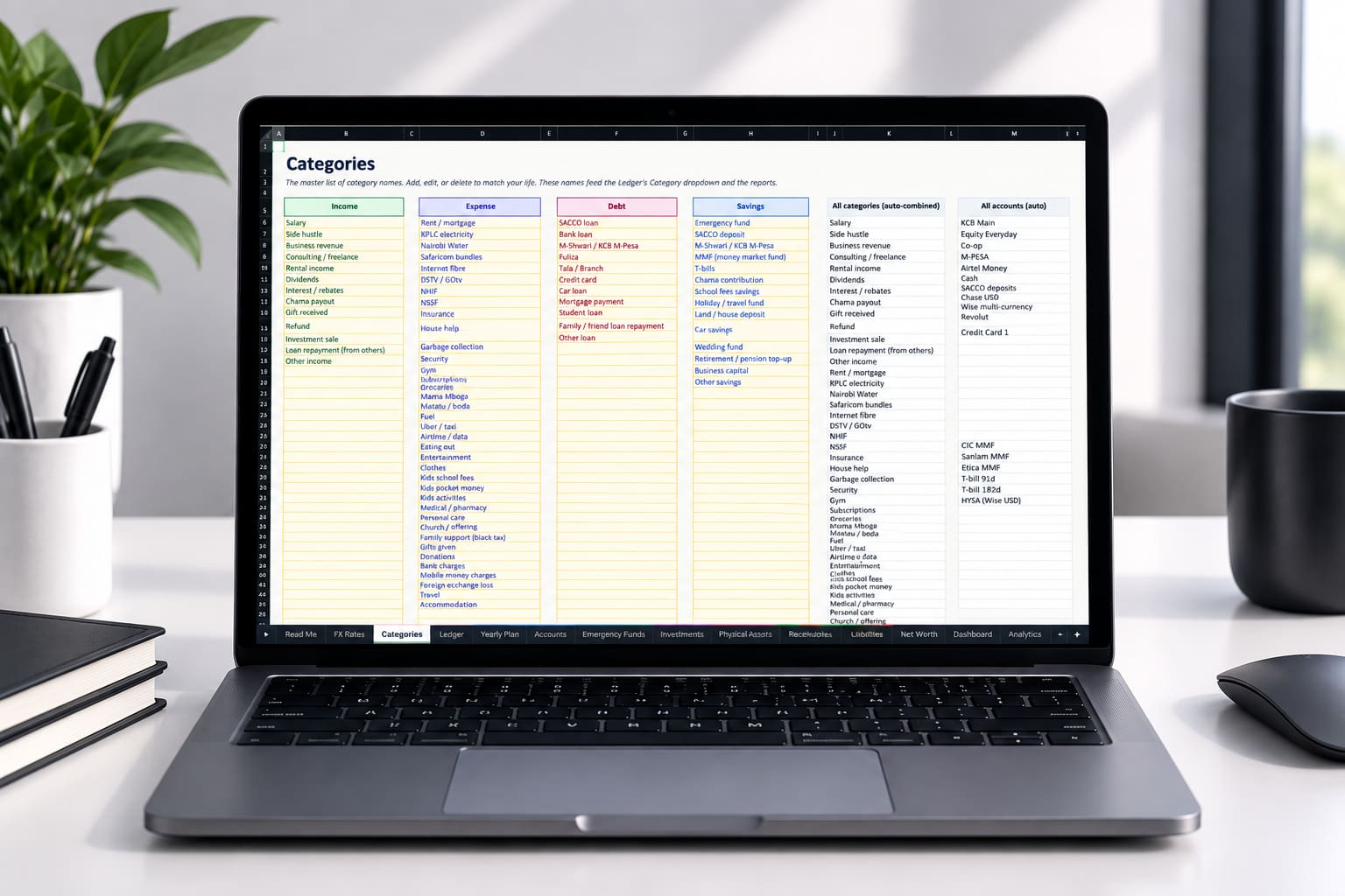 Monthly Budget Planner preview 2