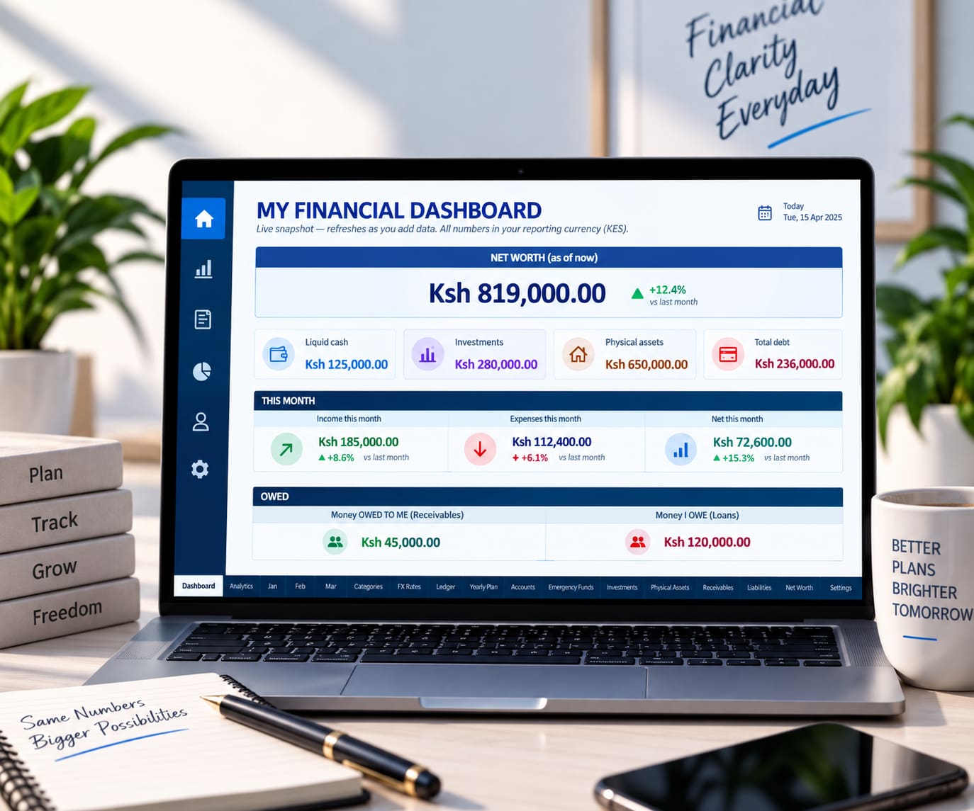 Debt Freedom Tracker preview 2